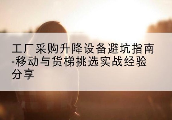 桂阳移动式升降机怎么选-工厂采购升降设备避坑指南-移动与货梯挑选实战经验分享